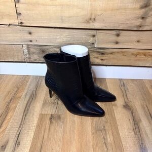 Vince Camuto Allost Black leather Ankle Boots